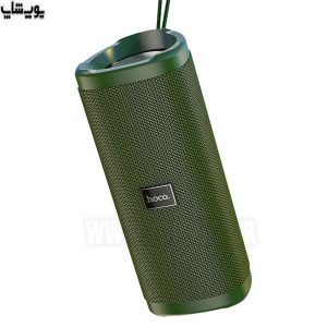اسپیکر بلوتوثی TWS قابل حمل هوکو مدل HC4 Bella در رنگ سبز لجنی می باشد.