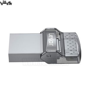 فلش مموری OTG تایپ C لکسار مدل JUMPDRIVE D35C USB3.0 با ظرفیت 32 گیگابایت دارای بدنه فلزی می باشد.