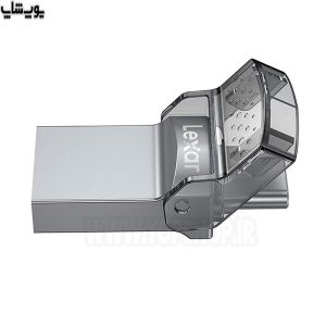 فلش مموری OTG تایپ C لکسار مدل JUMPDRIVE D35C USB3.0 با ظرفیت 32 گیگابایت با کارایی آسان است.