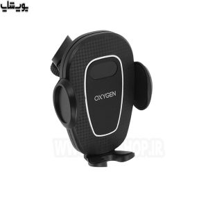 هولدر و پایه نگهدارنده گوشی موبایل اکسیژن مدل HD-11 دارای سیلیکونی برای جلوگیری از لغزش گوی می باشد.