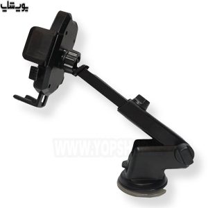 هولدر و پایه نگهدارنده گوشی موبایل اکسیژن مدل HD3 دارای بازو با طول کشویی قابل تنظیم می باشد.