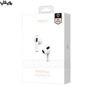 هندزفری بی سیم رسی مدل G400 Max در بسته بندی شیک و مقاوم می باشد.