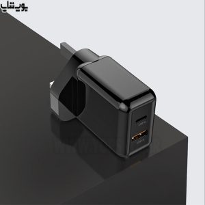 شارژر دیواری فست شارژ 20W رسی مدل RCT-P03U در ابعاد و وزن مناسب می باشد.