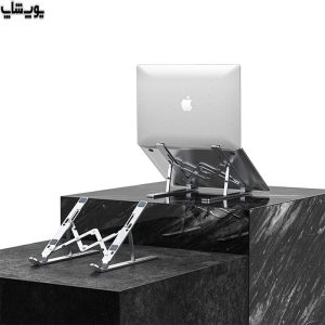 پایه نگهدارنده لپ تاپ و تبلت رسی مدل RHO-M11 دارای قابلیت تنظیم ارتفاع می باشد.