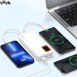 پاوربانک 20000 میلی آمپر ساعت فست شارژ رسی مدل RPB-P29 دارای قابلیت شارژ 3 دستگاه همزمان می باشد.