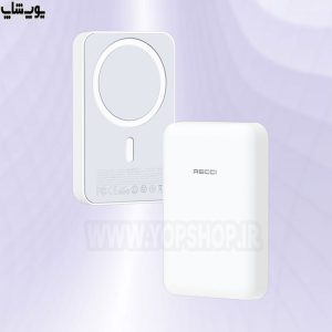 ظرفیت باتری 10000 میلی آمپر ساعت پاوربانک رسی مدل RPB-W09