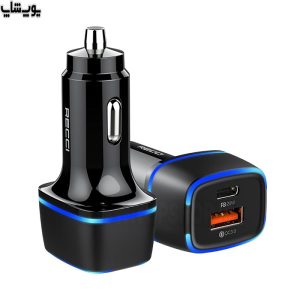 شارژر فندکی فست شارژ 20 وات رسی مدل RQ02