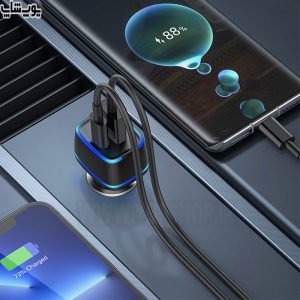 شارژر فندکی فست شارژ 20 وات رسی مدل RQ02 دارای طراحی ظاهری زیبا می باشد.