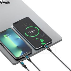 کابل تبدیل USB به تایپ C فست شارژ رسی مدل RTC-P21C با سازگاری گسترده می باشد.