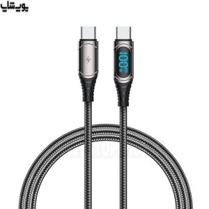 کابل شارژ تایپ C به تایپ C رسی مدل RTC-P21CC