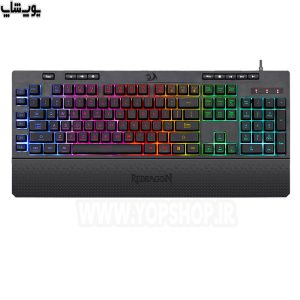 کیبورد سیمی گیمینگ ممبران RGB ردراگون مدل K512 SHIVA در رنگ بندی مشکی می باشد.