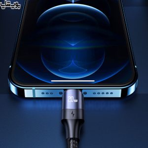 کابل شارژ تایپ سی به تایپ سی 100 وات یوسمز مدل U71 با طراحی شیک و بادوام ساخته شده از مواد با کیفیت بالا.