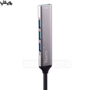 مبدل USB 3.0 به 4USB وریتی مدل H409 دارای 4 عدد پورت خروجی می باشد.