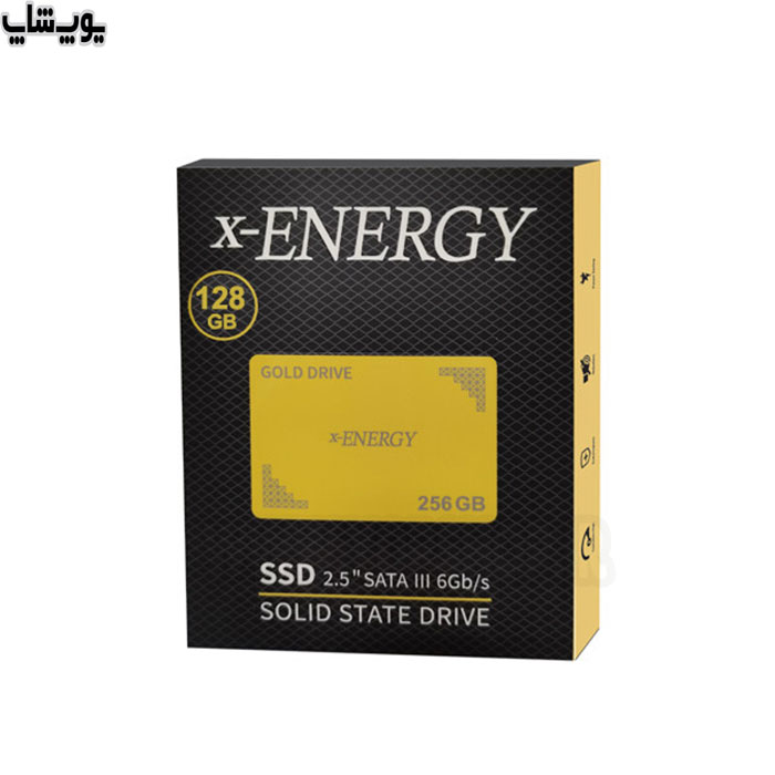 هارد SSD اینترنال 128 گیگابایت ایکس انرژی مدل Gold Drive در بسته بندی شیک و مقاوم می باشد.
