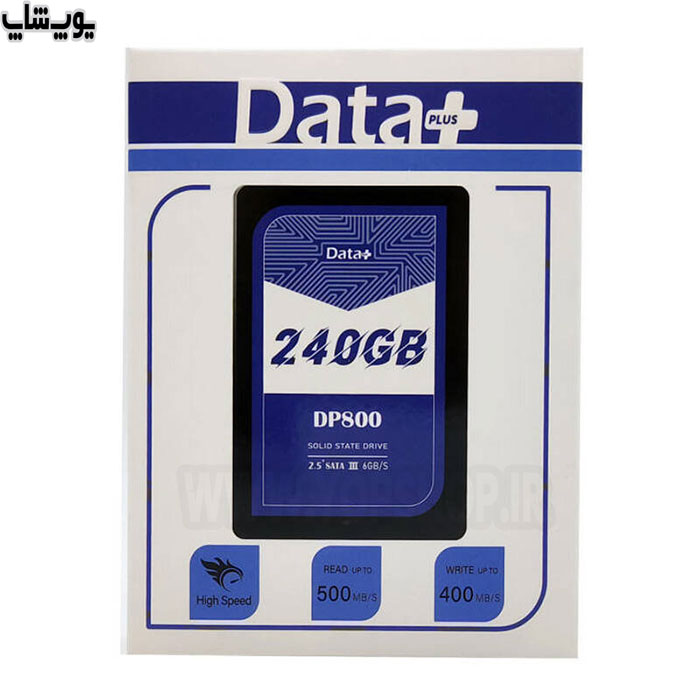 هارد SSD اینترنال 240 گیگابایت دیتا پلاس مدل DP800 در بسته بندی با دوام می باشد.