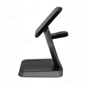 استند شارژ وایرلس 3 کاره کالک مدل Calk CW002 مقاومت بالایی مقابل ضربات دارد