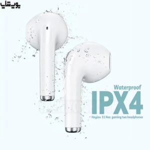 هندزفری بی‌سیم گیمینگ TWS هایلو مدل X1 Neo از بدنه ضدآب با استاندارد IPX4 برخوردار است.