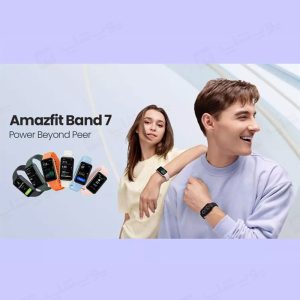 ساعت هوشمند ضد آب امیزفیت مدل Band 7 دارای نمایشگر با حالت دلخواه می باشد.
