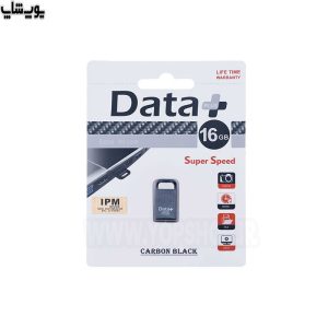 فلش مموری دیتا پلاس مدل Carbon USB2.0 با ظرفیت 16 گیگابایت دارای بدنه مقاوم است.