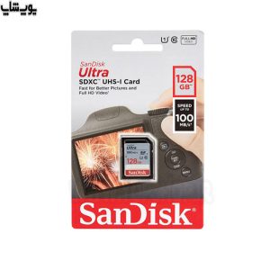 کارت حافظه سان دیسک مدل Ultra ظرفیت 128 گیگابایت از سرعت خوانش اطلاعات 120 مگابایت بر ثانیه برخوردار است.