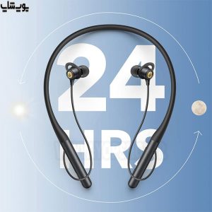 هندزفری بلوتوثی گردنی ضد آب انکر مدل Life U2 دارای باتری با کارایی 24 ساعته می باشد.