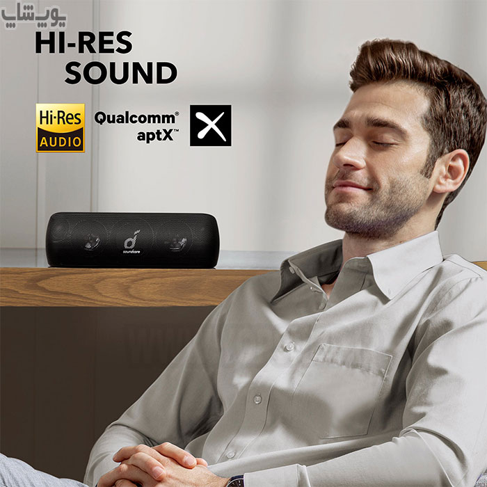 اسپیکر بلوتوثی انکر مدل Anker Soundcore Motion Plus دارای بالا ترین کیفیت صدا می باشد.