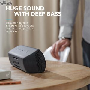 اسپیکر بلوتوثی انکر مدل Anker Soundcore Motion Plus دارای وضوح بالا و باس عمیق می باشد.