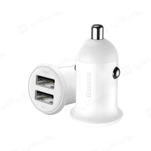 شارژر فندکی بیسوس مدل CCALLP-01 در رنگ بندی سفید می باشد.