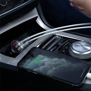 شارژر فندکی بیسوس مدل CCBX-0S دارای طراحی ظاهری زیبا می باشد.