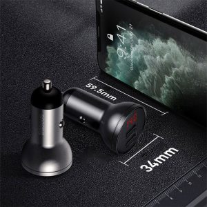 شارژر فندکی بیسوس مدل CCBX-0S در ابعاد کوچک می باشد.