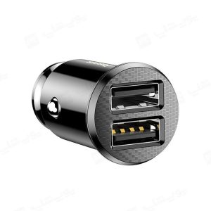 شارژر فندکی بیسوس مدل C8-K دارای 2 عدد پورت USB می باشد.