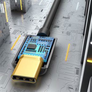 مبدل تایپ C به جک 3.5 میلی متری بیسوس مدل L54 دارای تراشه صوتی قوی می باشد.