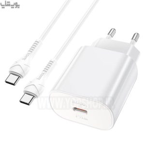 شارژر دیواری فست شارژ 25W هوکو مدل N22 با کابل 1 متری