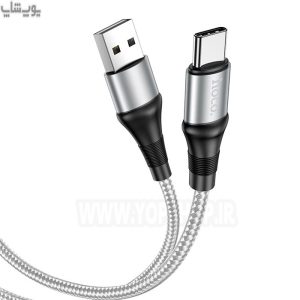 کابل شارژ USB به تایپ C هوکو مدل X50 دارای طول 1 متری می باشد.