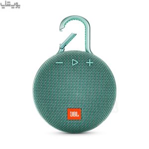 اسپیکر جی بی ال JBL CLIP3 در رنگ بندی فیروزه ای می باشد.