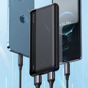 پاوربانک 10000mAh مک دودو مدل Mcdodo MC-136 دارای قابلیت شارژ دو دستگاه همزمان است.