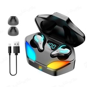 هندزفری بی سیم گیمینگ RGB مدل X1 دارای سیلیکونی یدک می باشد.