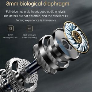 هندزفری بی سیم گیمینگ RGB مدل X1 دارای درایورهایی به قطر 8 میلی متر می باشد.