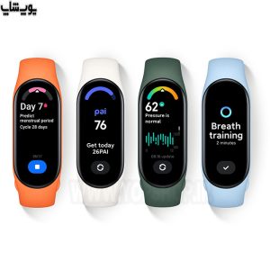صفحه‌ی AMOLED ساعت هوشمند شیائومی مدل Version Global 7 Band Mi کیفیت فوق‌العاده‌ای را برای کاربر به ارمغان می‌آورد.