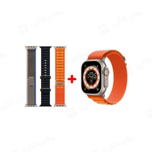 ساعت هوشمند هاینوتکو مدل T93 Ultra Max دارای 3 نوع بند در داخل پک محصول می باشد.
