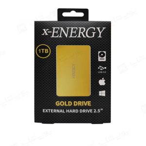 هارد اکسترنال 1TB ایکس انرژی مدل Gold Drive ظرفیت 1 ترابایت دارای سرعت انتقال بالایی است.