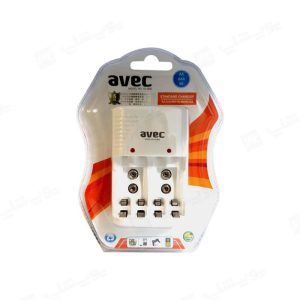 شارژر باتری 4 تایی اَوک مدل AV-802 مناسب تمامی باتری های نیم قل، قلمی و کتابی قابل شارژ است.