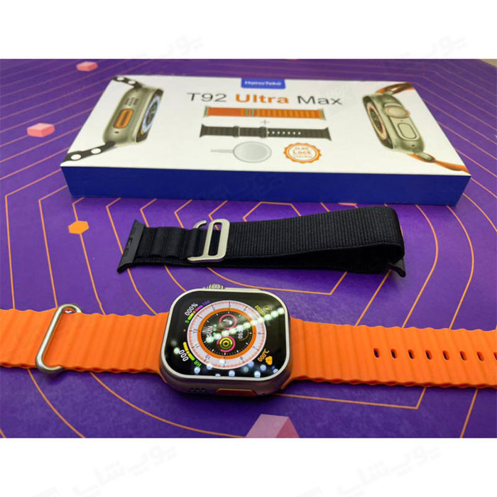 ساعت هوشمند هاینوتکو مدل T92 Ultra Max دارای صفحه نمایش با کیفیت از نوع ips است.