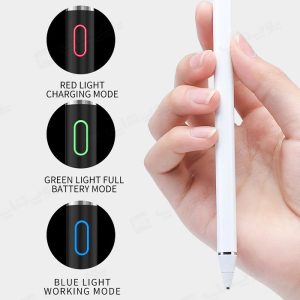 قلم لمسی خازنی جویروم مدل JR-K811 مجهز به نشانگر LED با کارایی آسان است.