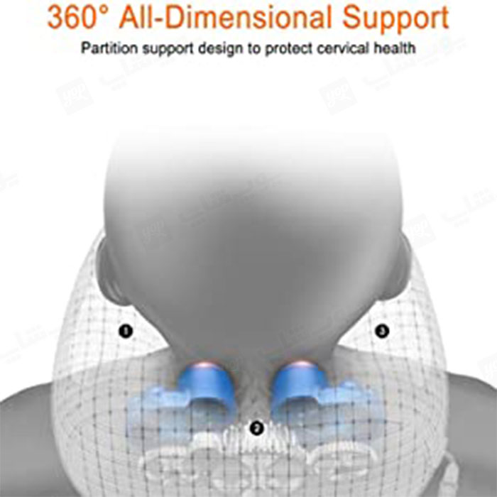 ماساژور گردنی قابل حمل مدل Nateck دارای طراحی ارگونومیک است