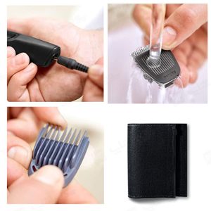 باتری قابل شارژ و شتستشوی آسان از قابلیت های ماشین اصلاح فیلیپس مدل Multigroom سری 6 به 1 است.