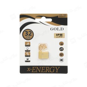 فلش مموری ایکس انرژی مدل GOLD USB2.0 با ظرفیت 32 گیگابایت دارای سرعت بالا در اجرا است.