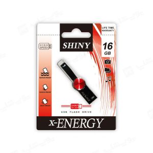 فلش مموری ایکس انرژی مدل SHINY USB2.0 ظرفیت 16 گیگابایت با تمامی سیستم ها سازگار است.