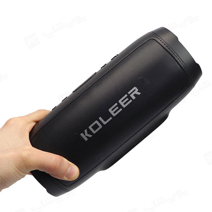 اسپیکر بلوتوثی قابل حمل کُلِر مدل KOLEER S1000 قابلیت استفاده به صورت رومیزی را دارد.