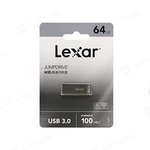 فلش مموری لکسار مدل JUMPDRIVE M35 USB3.0 با ظرفیت 64 گیگابایت دارای بسته بندی استاندارد و اورجینال است.